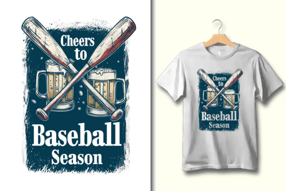 Celebrate the Season: Baseball Cheers Graphic PNG Sublimation