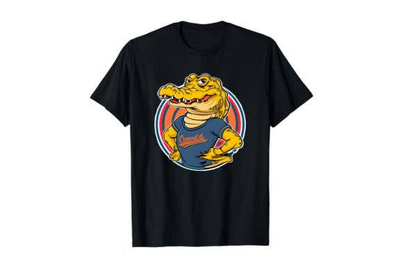 Crocodile Retro Graphic Shirt, Funny: The Ultimate Design Asset