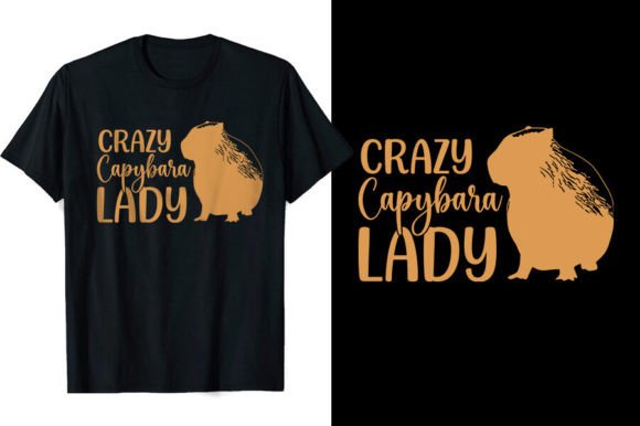 Funny Capybara Graphic T-shirt Design: Your Next Bestseller