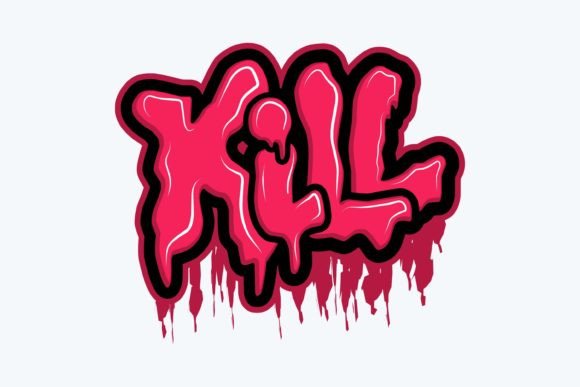 Graffiti Graphic Kill: Bold Street Art Typography for Modern Design