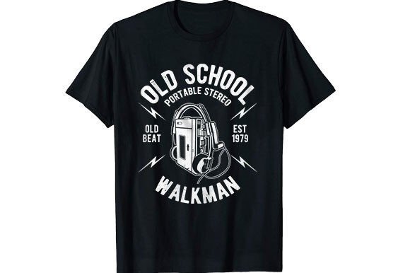 Reviving Nostalgia: The Walkman Graphic T-shirt Design