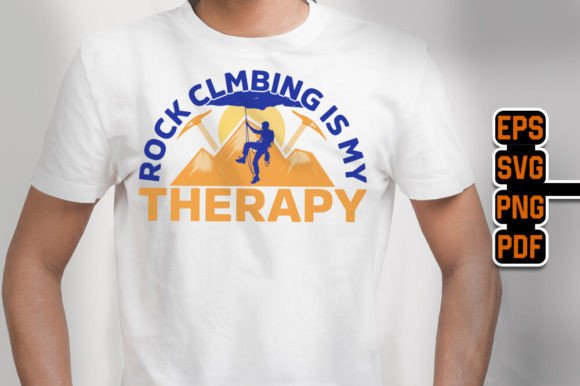 Rock Climbing is My Therapy Graphic Tee: More Than a Design