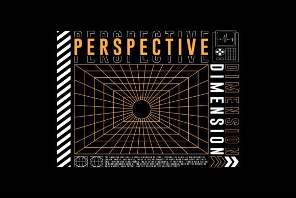 Streetwear Perspective Design Graphic: Bold Urban Visuals