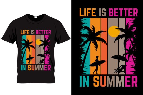 Summer T-Shirt Design Graphic: Your Instant Download Blueprint