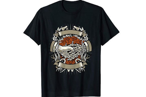 Unleash Your Brand's Edge with the Rose Axe Graphic T-shirt Design