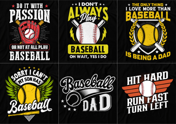 Unleashing the Diamond: The Baseball Graphic T-shirt Design Bundle